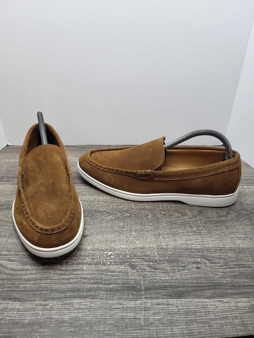 Charles Tyrwhitt Suede Loafers Tobacco Brown Men's Size 8UK 9 US